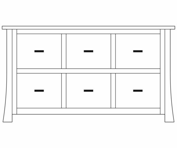 Bridgefort Mission Credenza 56"