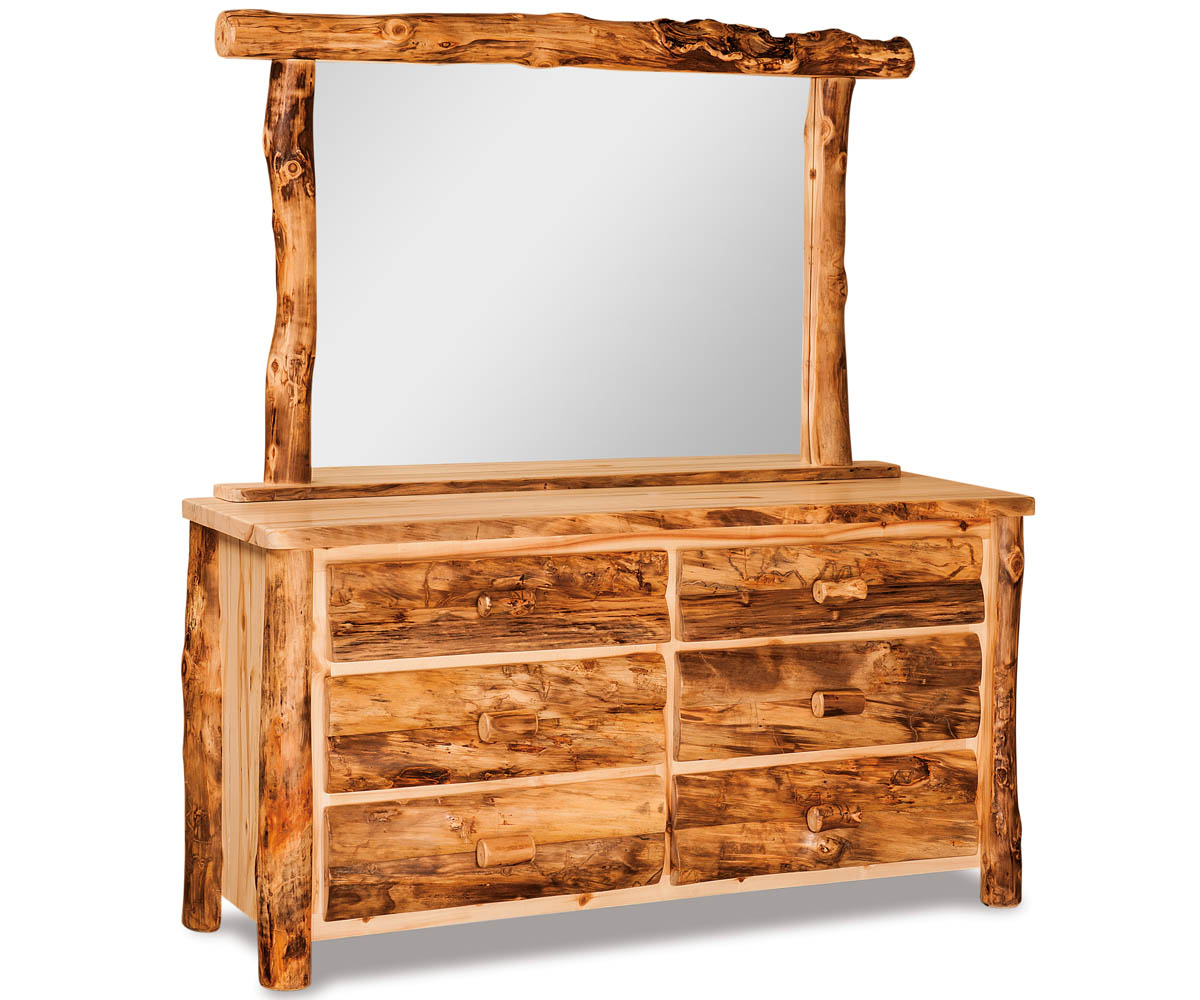 6 Drawer Dresser with Mirror