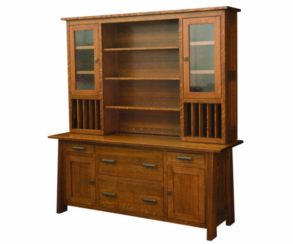 Freemont Mission Credenza FMC with Hutch FMT72