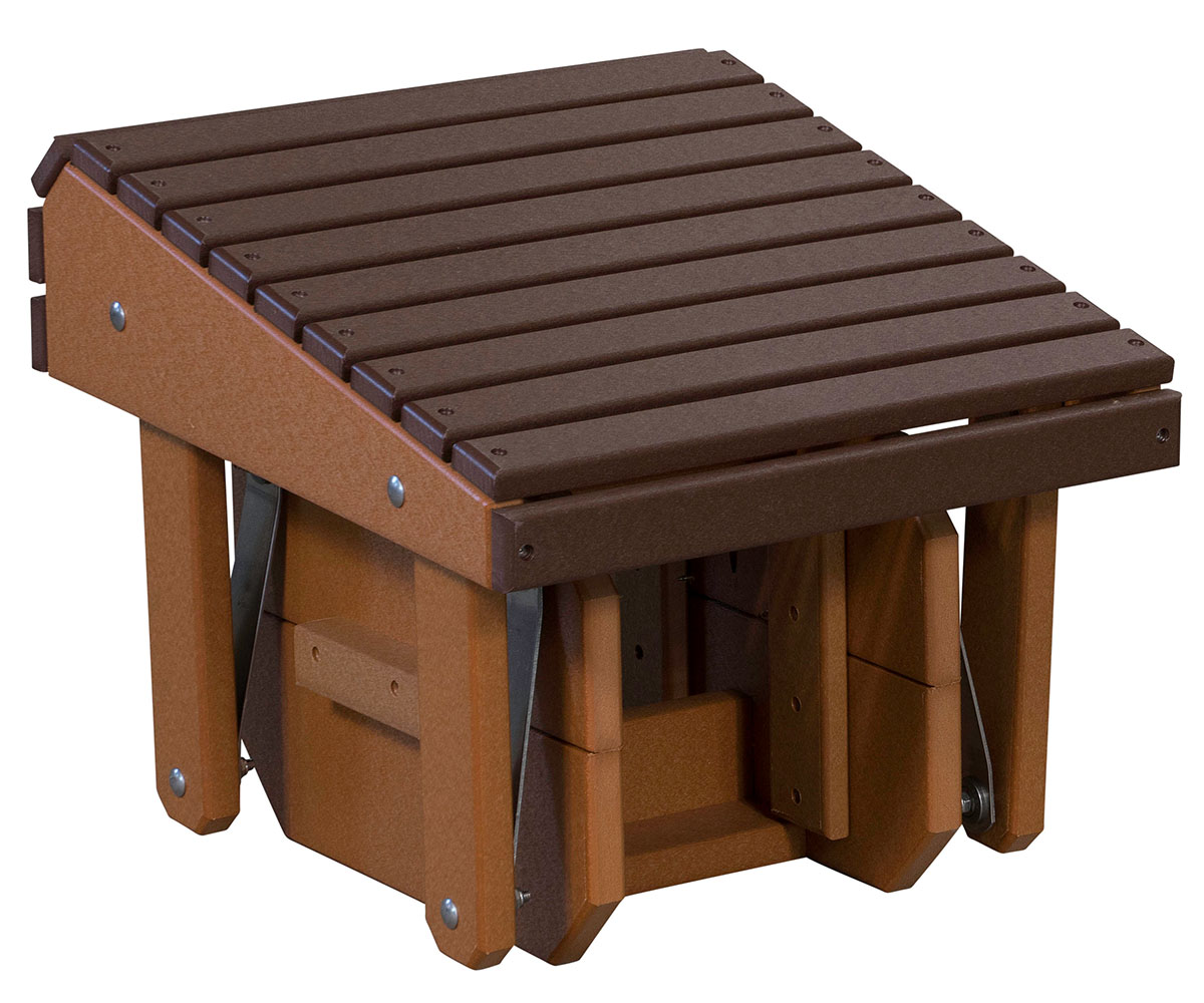 Glider Ottoman Slated Foot Stool