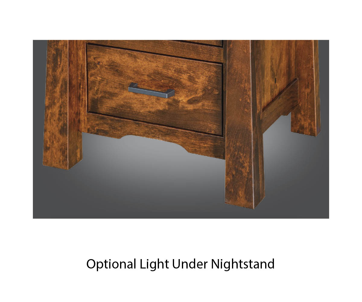 Homestead 3 Drawer Nightstand - Image 6