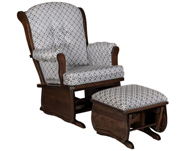 Swan Back Regular Glider and Ottoman